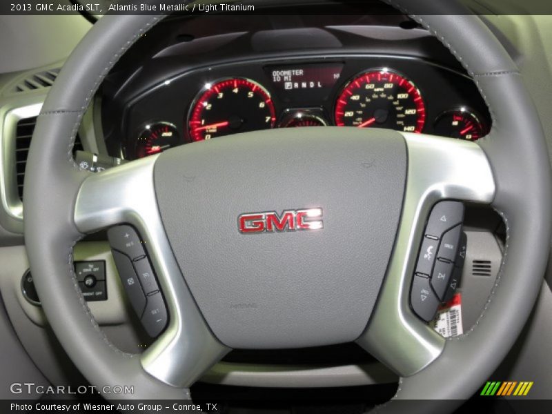 Atlantis Blue Metallic / Light Titanium 2013 GMC Acadia SLT