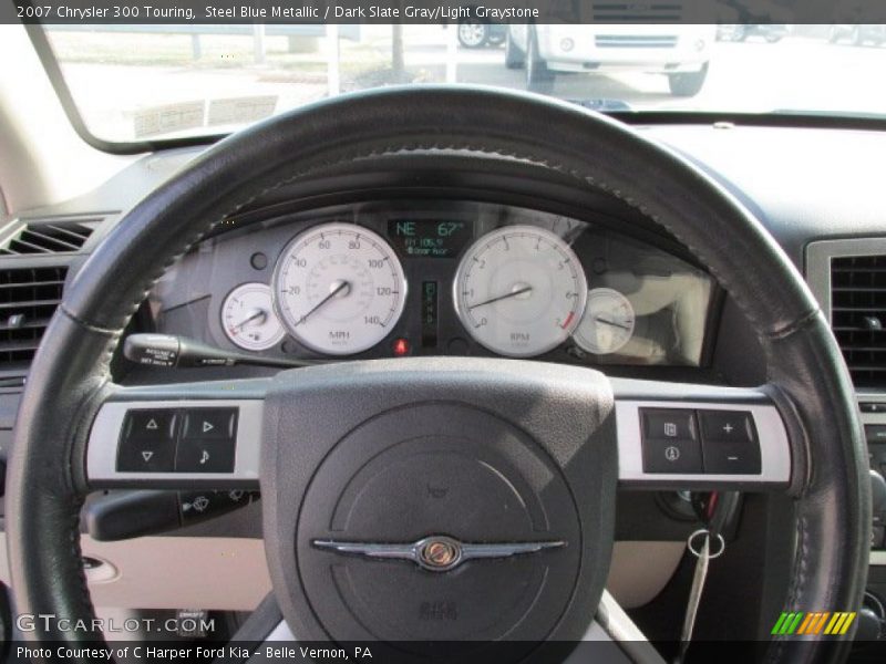 Steel Blue Metallic / Dark Slate Gray/Light Graystone 2007 Chrysler 300 Touring