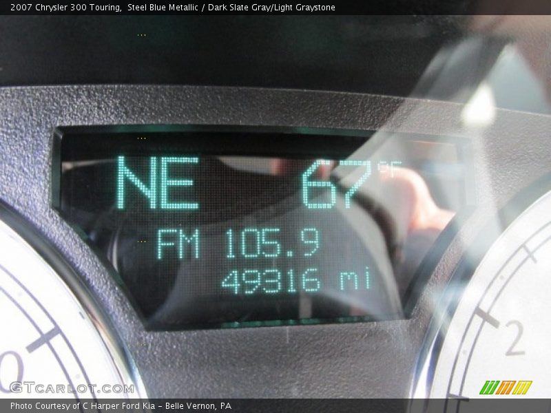 Steel Blue Metallic / Dark Slate Gray/Light Graystone 2007 Chrysler 300 Touring