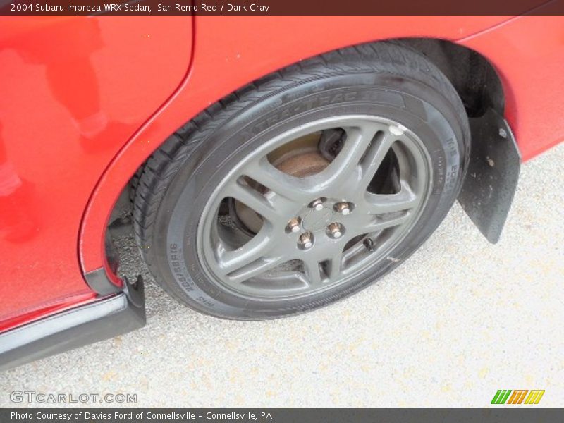 San Remo Red / Dark Gray 2004 Subaru Impreza WRX Sedan