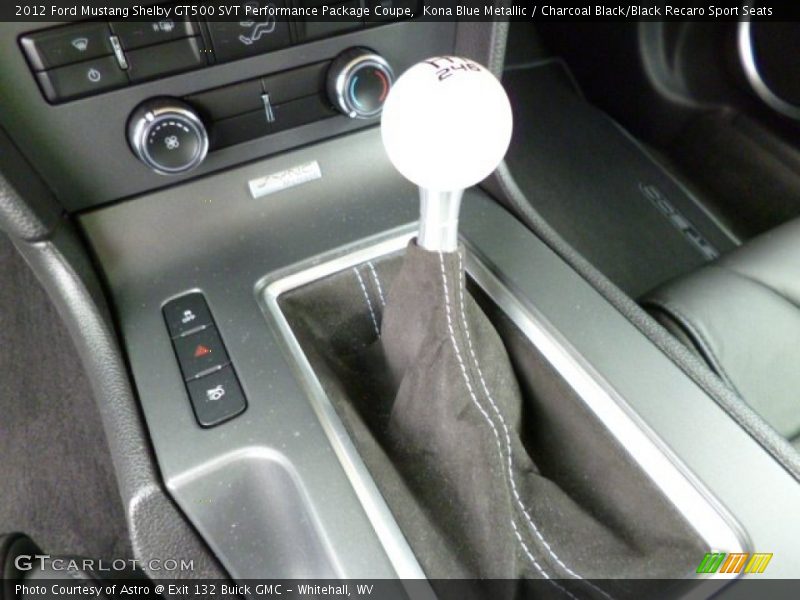  2012 Mustang Shelby GT500 SVT Performance Package Coupe 6 Speed Manual Shifter