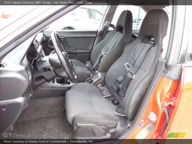 San Remo Red / Dark Gray 2004 Subaru Impreza WRX Sedan