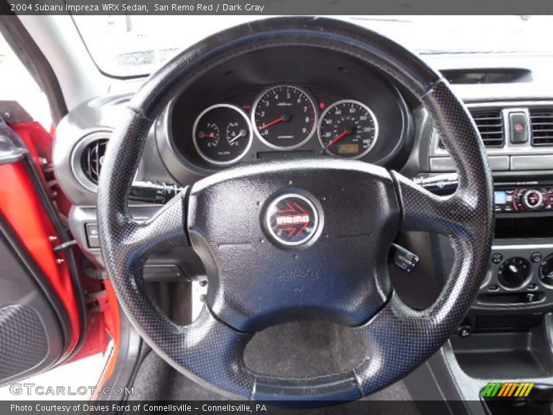 San Remo Red / Dark Gray 2004 Subaru Impreza WRX Sedan
