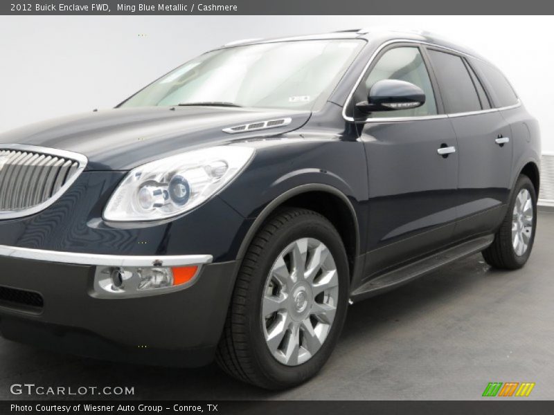 Ming Blue Metallic / Cashmere 2012 Buick Enclave FWD