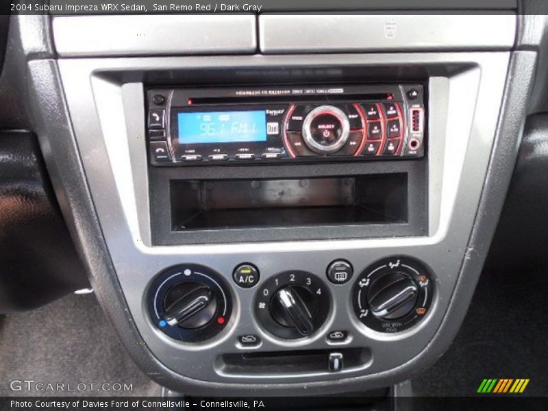 San Remo Red / Dark Gray 2004 Subaru Impreza WRX Sedan