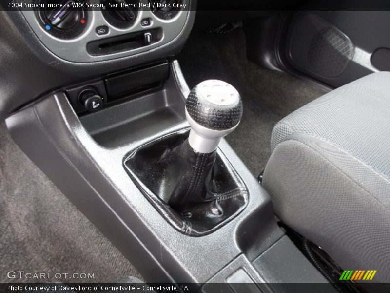 San Remo Red / Dark Gray 2004 Subaru Impreza WRX Sedan