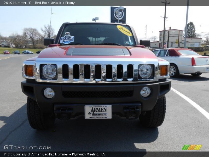 Red Rock Metallic / Ebony 2010 Hummer H3