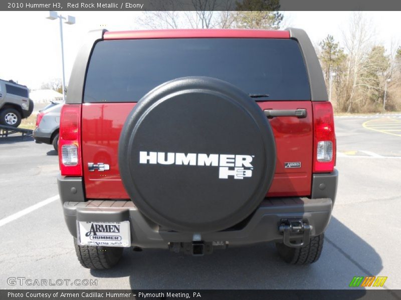 Red Rock Metallic / Ebony 2010 Hummer H3