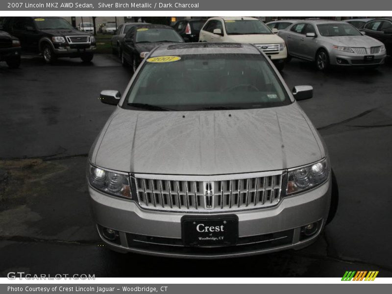Silver Birch Metallic / Dark Charcoal 2007 Lincoln MKZ AWD Sedan