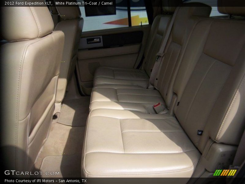 White Platinum Tri-Coat / Camel 2012 Ford Expedition XLT