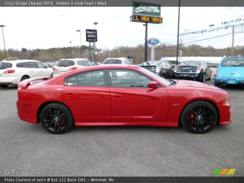 Redline 3-Coat Pearl / Black 2012 Dodge Charger SRT8