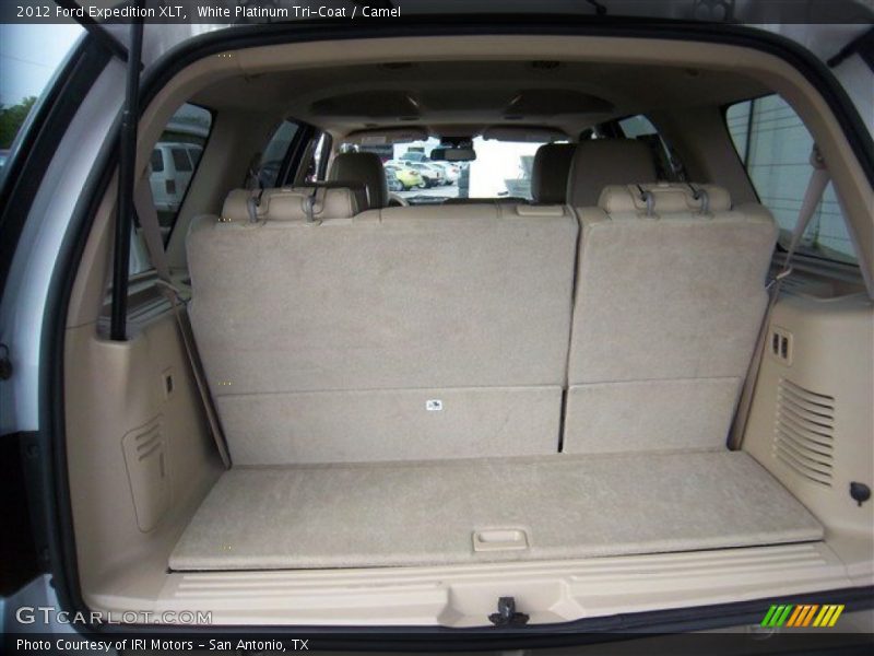 White Platinum Tri-Coat / Camel 2012 Ford Expedition XLT