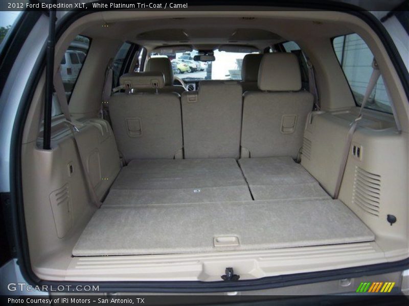 White Platinum Tri-Coat / Camel 2012 Ford Expedition XLT