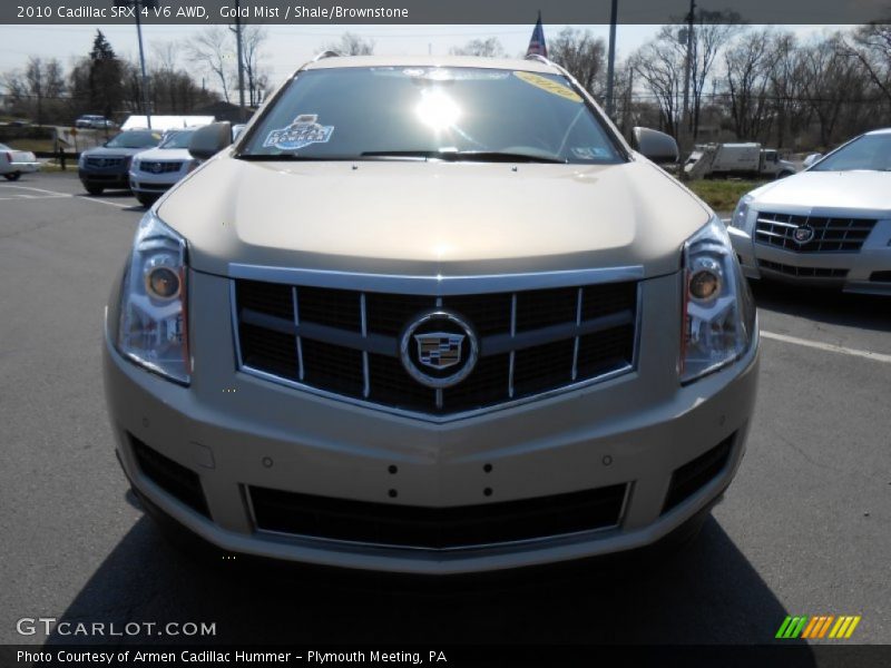 Gold Mist / Shale/Brownstone 2010 Cadillac SRX 4 V6 AWD