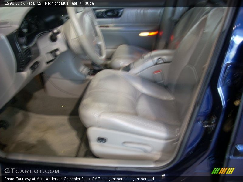 Midnight Blue Pearl / Taupe 1998 Buick Regal GS