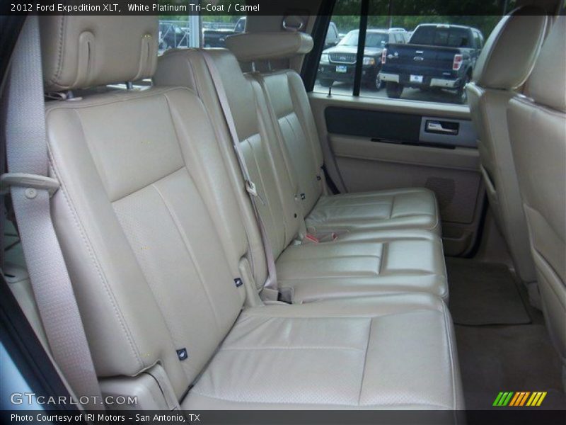 White Platinum Tri-Coat / Camel 2012 Ford Expedition XLT