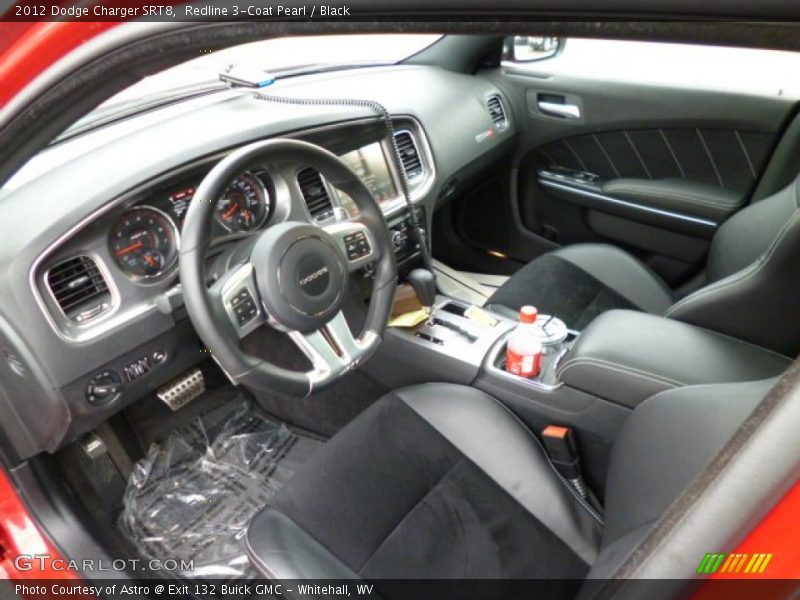 Black Interior - 2012 Charger SRT8 
