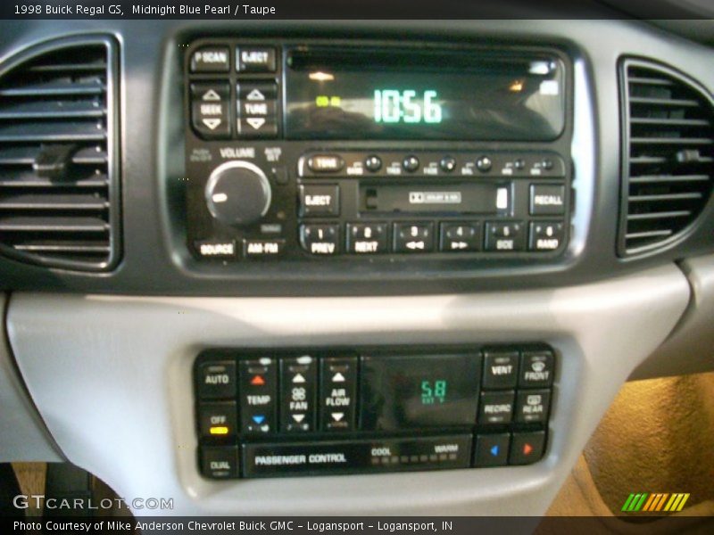 Midnight Blue Pearl / Taupe 1998 Buick Regal GS