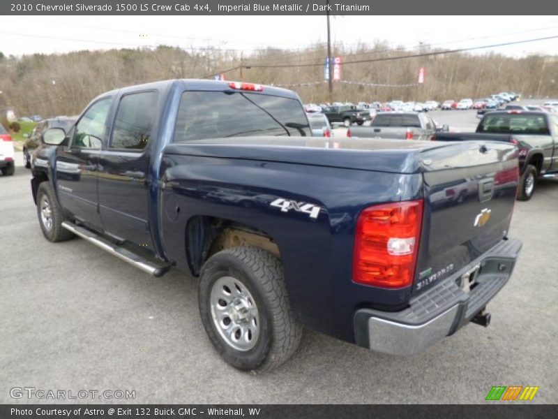 Imperial Blue Metallic / Dark Titanium 2010 Chevrolet Silverado 1500 LS Crew Cab 4x4