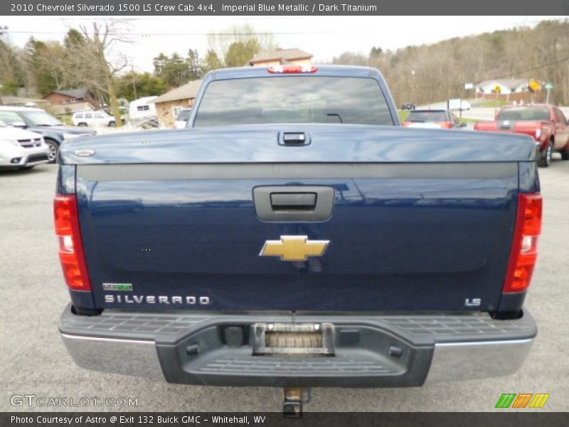 Imperial Blue Metallic / Dark Titanium 2010 Chevrolet Silverado 1500 LS Crew Cab 4x4