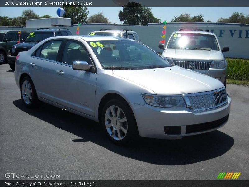 Silver Frost Metallic / Sand 2006 Lincoln Zephyr