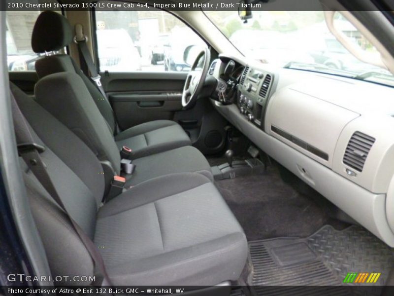 Imperial Blue Metallic / Dark Titanium 2010 Chevrolet Silverado 1500 LS Crew Cab 4x4