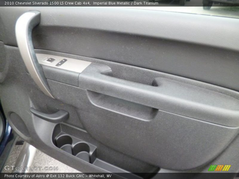 Imperial Blue Metallic / Dark Titanium 2010 Chevrolet Silverado 1500 LS Crew Cab 4x4
