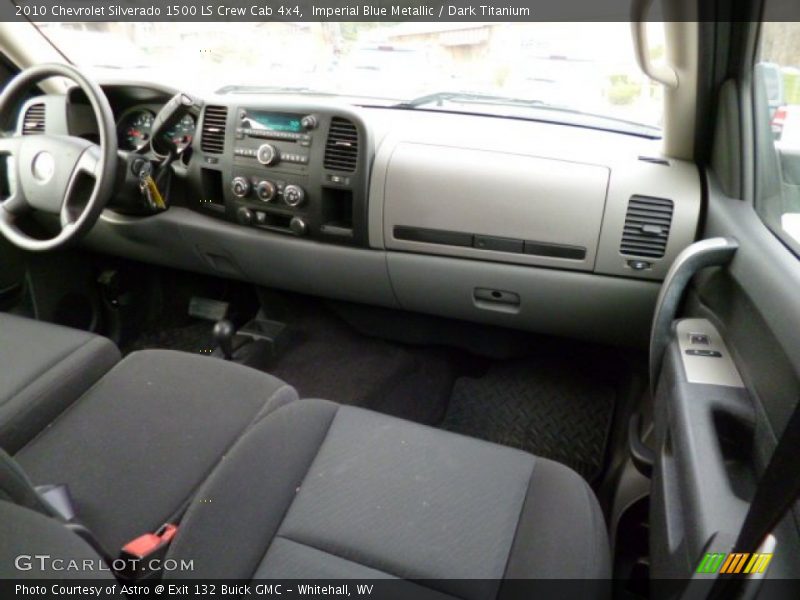 Imperial Blue Metallic / Dark Titanium 2010 Chevrolet Silverado 1500 LS Crew Cab 4x4