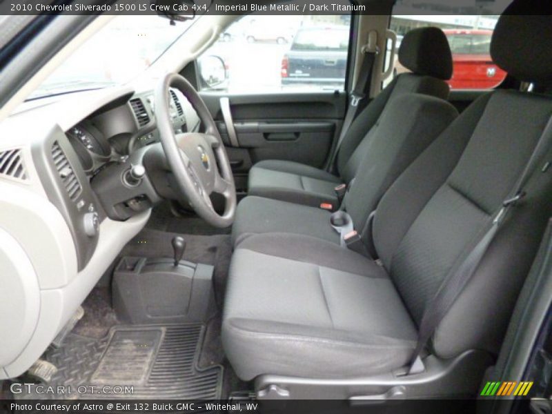 Imperial Blue Metallic / Dark Titanium 2010 Chevrolet Silverado 1500 LS Crew Cab 4x4