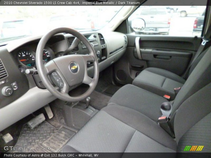 Imperial Blue Metallic / Dark Titanium 2010 Chevrolet Silverado 1500 LS Crew Cab 4x4
