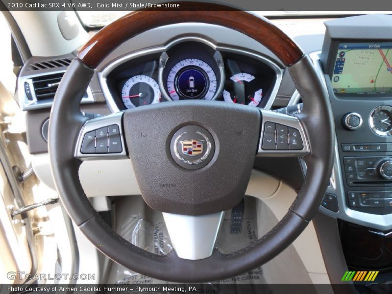 Gold Mist / Shale/Brownstone 2010 Cadillac SRX 4 V6 AWD