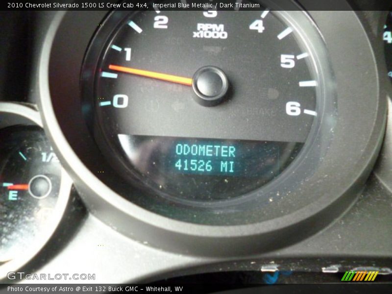 Imperial Blue Metallic / Dark Titanium 2010 Chevrolet Silverado 1500 LS Crew Cab 4x4