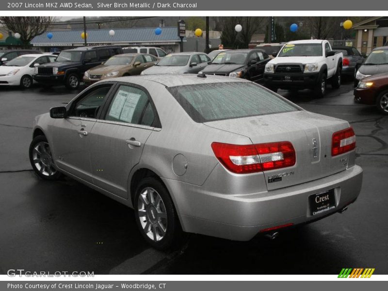 Silver Birch Metallic / Dark Charcoal 2007 Lincoln MKZ AWD Sedan