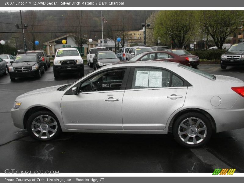 Silver Birch Metallic / Dark Charcoal 2007 Lincoln MKZ AWD Sedan