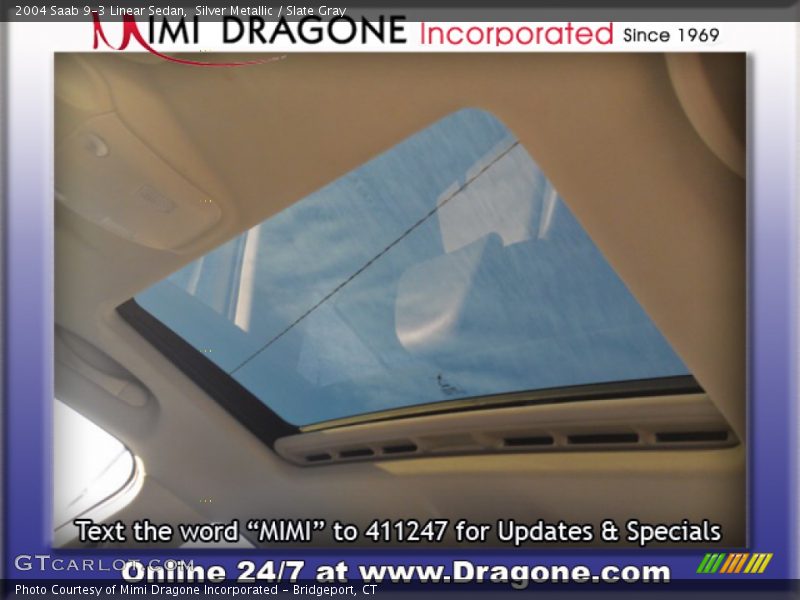 Silver Metallic / Slate Gray 2004 Saab 9-3 Linear Sedan