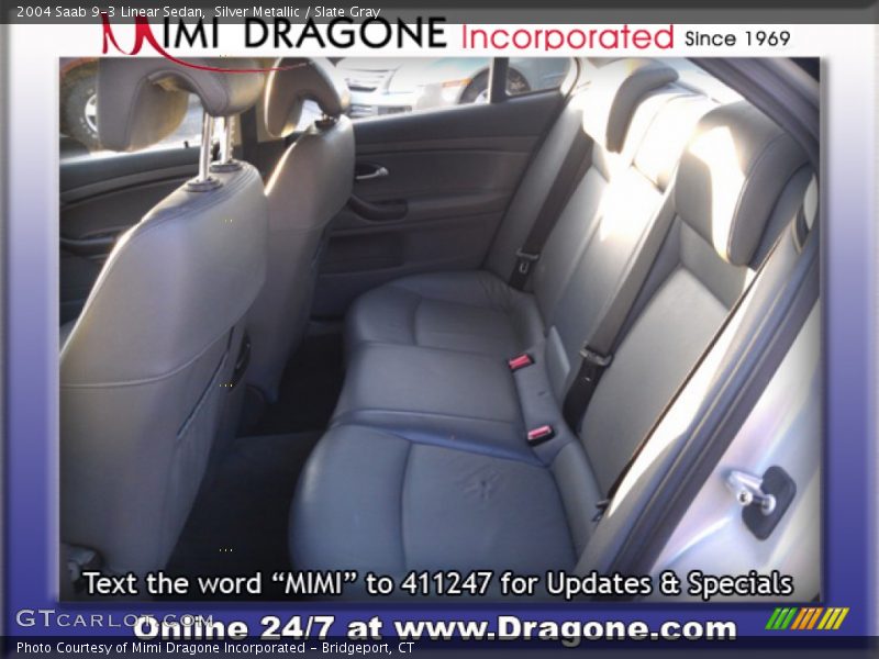 Silver Metallic / Slate Gray 2004 Saab 9-3 Linear Sedan