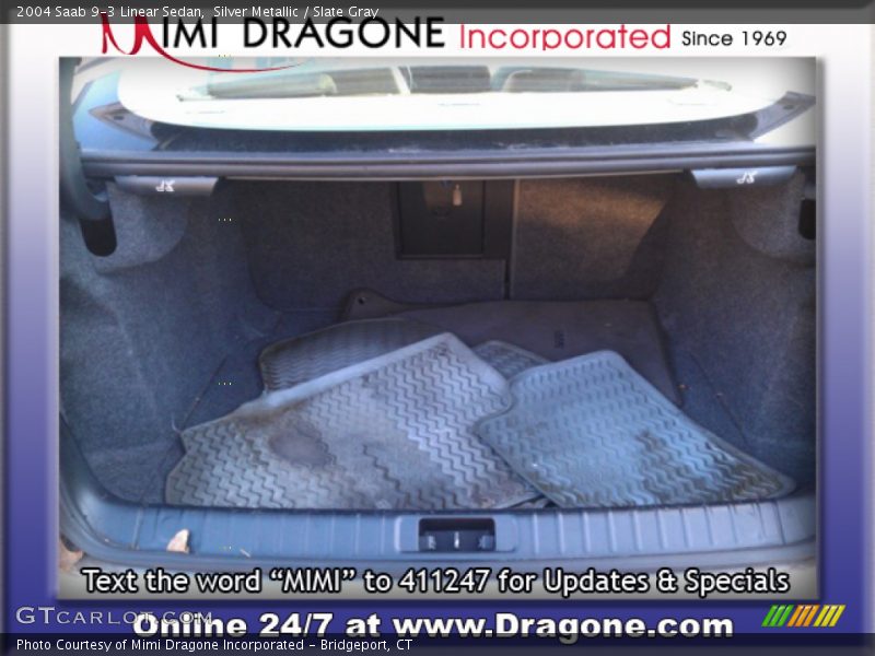 Silver Metallic / Slate Gray 2004 Saab 9-3 Linear Sedan