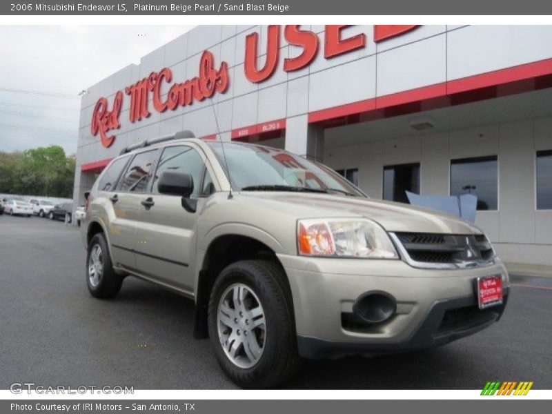 Platinum Beige Pearl / Sand Blast Beige 2006 Mitsubishi Endeavor LS