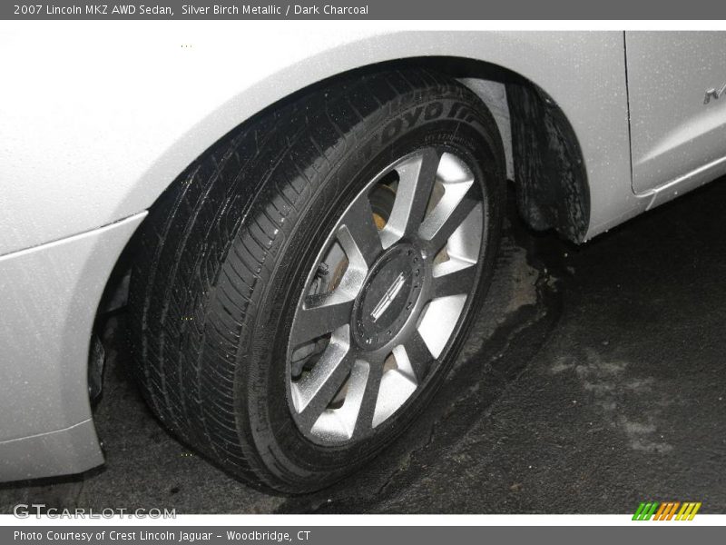 Silver Birch Metallic / Dark Charcoal 2007 Lincoln MKZ AWD Sedan