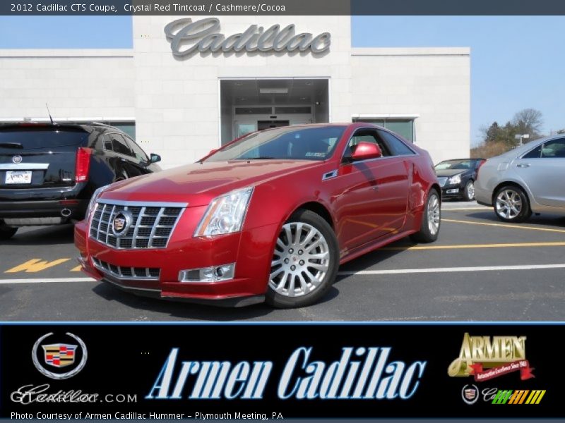 Crystal Red Tintcoat / Cashmere/Cocoa 2012 Cadillac CTS Coupe