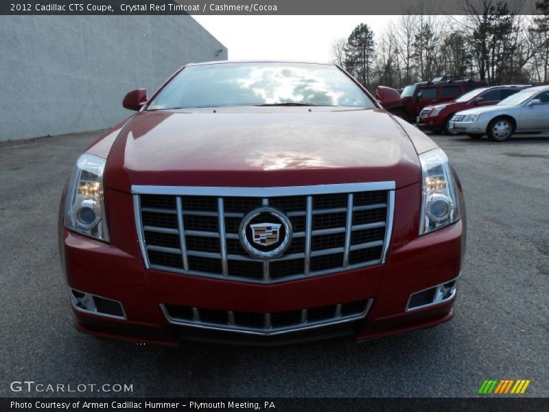 Crystal Red Tintcoat / Cashmere/Cocoa 2012 Cadillac CTS Coupe