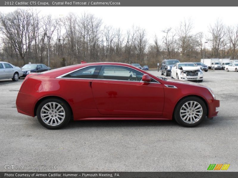 Crystal Red Tintcoat / Cashmere/Cocoa 2012 Cadillac CTS Coupe