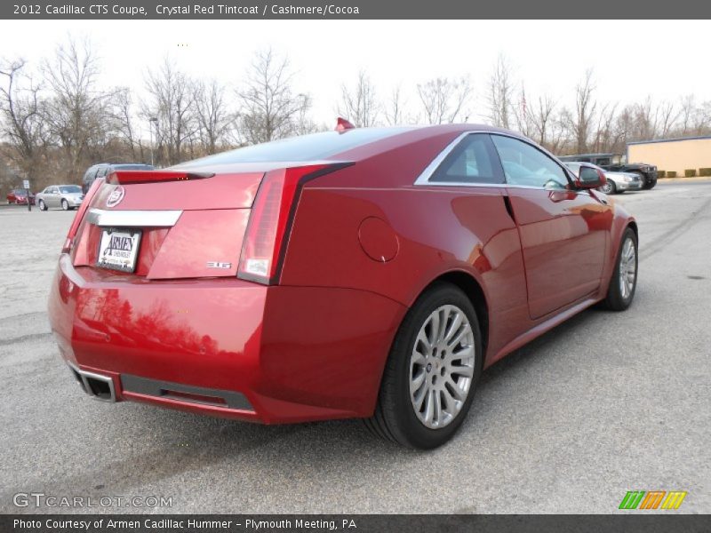 Crystal Red Tintcoat / Cashmere/Cocoa 2012 Cadillac CTS Coupe
