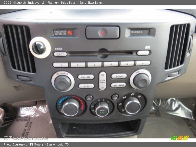 Controls of 2006 Endeavor LS