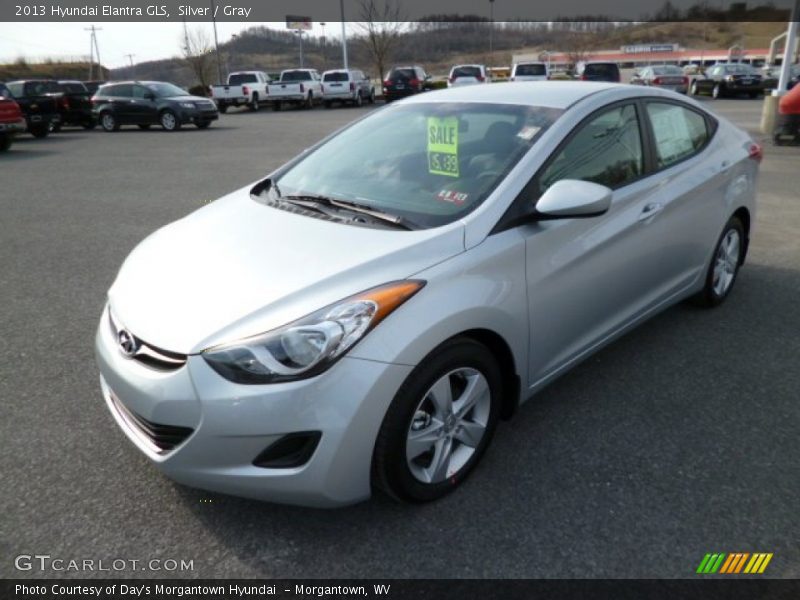 Silver / Gray 2013 Hyundai Elantra GLS