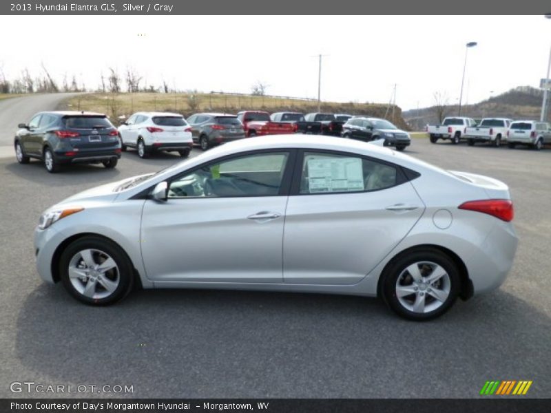 Silver / Gray 2013 Hyundai Elantra GLS