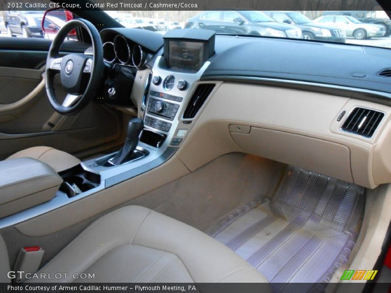 Crystal Red Tintcoat / Cashmere/Cocoa 2012 Cadillac CTS Coupe