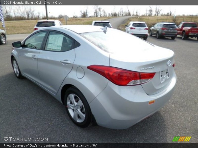 Silver / Gray 2013 Hyundai Elantra GLS