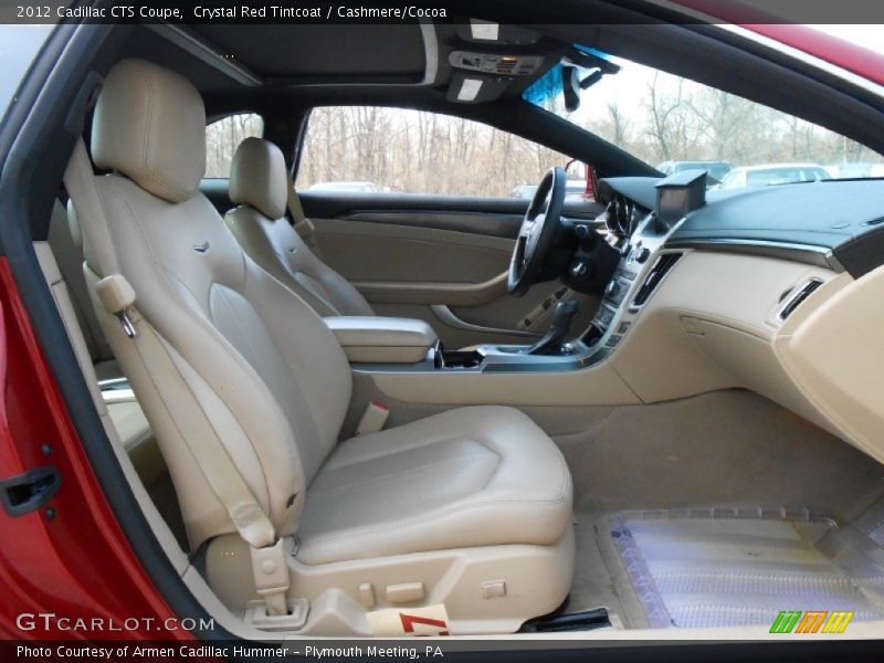 Crystal Red Tintcoat / Cashmere/Cocoa 2012 Cadillac CTS Coupe