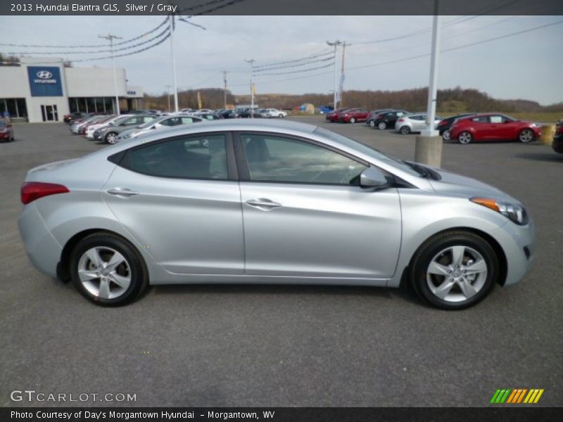 Silver / Gray 2013 Hyundai Elantra GLS